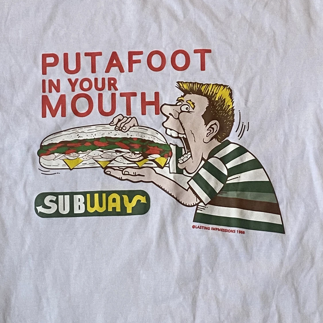 Vintage subway t-shirt - 90