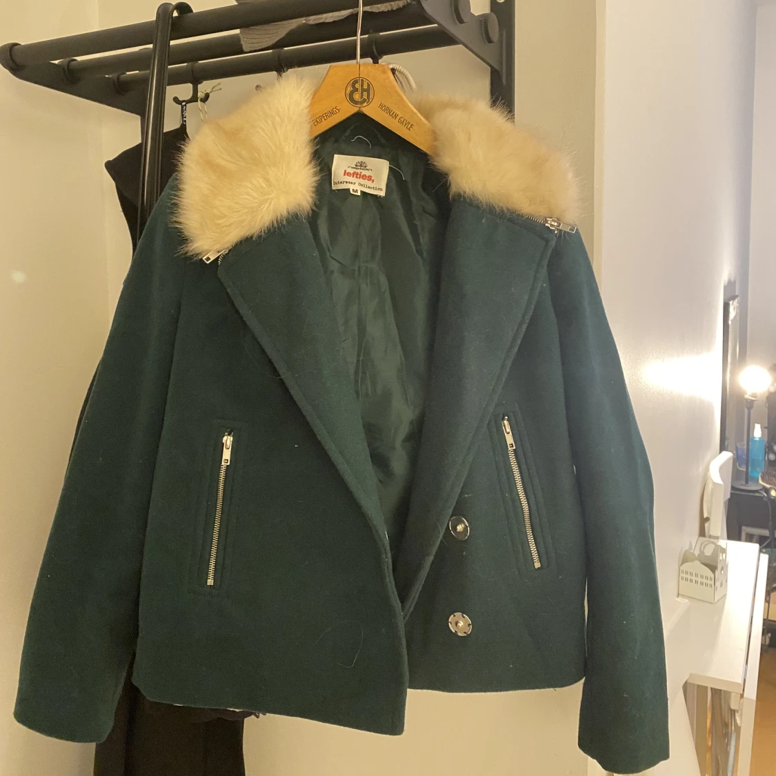 Vintage fauxfur jacka - 91