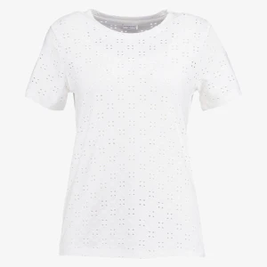 Snygg höst topp med detaljer  - Säljer denna söta vita topp med små detaljer från Monki💓 storlek S. Har ett pyttelitet hål på baksidan🙌