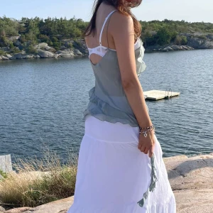 Fin topp/ fest topp  - Grön/ turkos färgad topp från zara. Säljer för jag har ingen aning vad jag ska ha på mig me den. Haft på mig den 1 gång 🙏