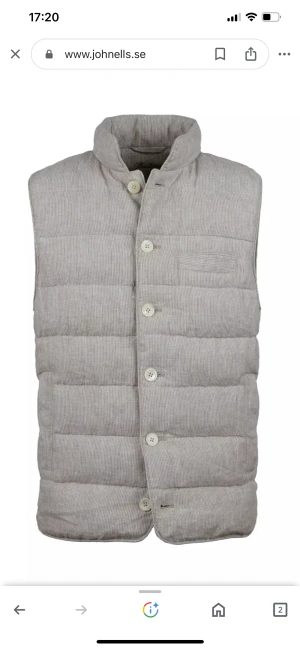 Stenströms - Stenströms vest quilted linen biege  Storlek M  Använd endast 2 gånger så väldigt fräsch!