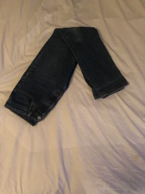 Levis 501 blå - Det här är mina gamla Levis 501 jeans köpta för 700kr. Skick 7/10. W25 L32. Pris kan diskuteras vid seriös köpare!
