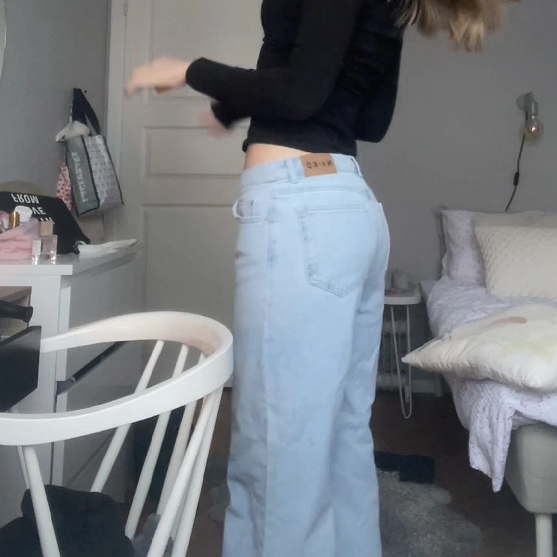 Straight midwaist jeans - 90