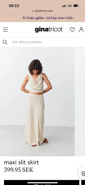 Maxi split kjol - Oanvänd, lapp kvar