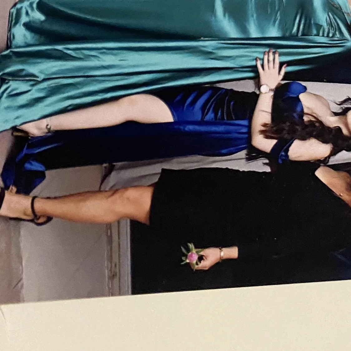 Blå klänning  - 90