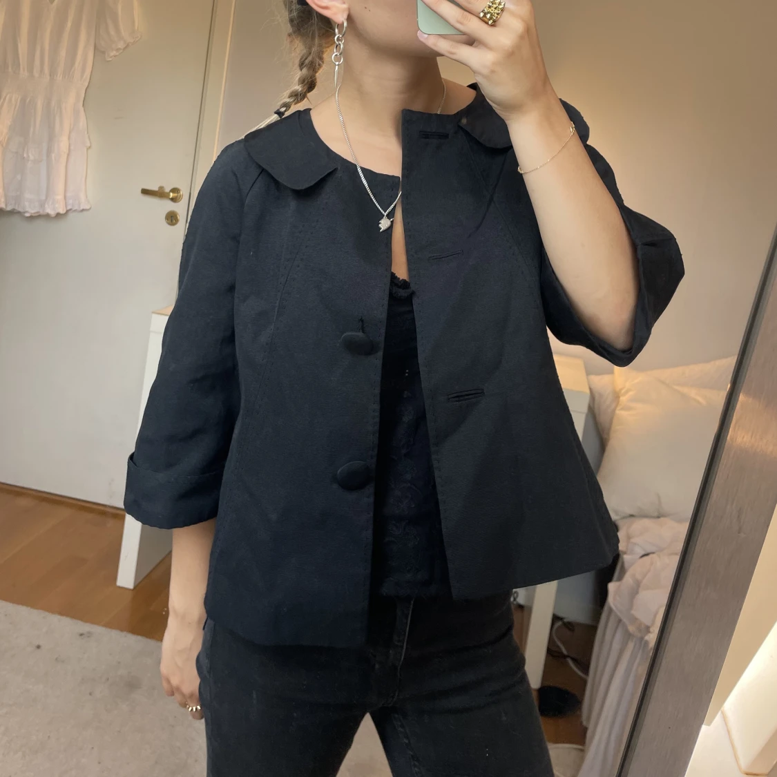 Trekvartsärmad jacka/kofta - 90