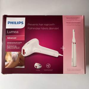 Hej! Säljer min Philips Lumea Advanced IPL-hårborttagare BRI921/00. Den är knappt använd och därmed i nästan nyskick.☺️ Det finns även en app som kopplas till IPL-hårborttagaren för att optimera rutinen.🌸 Nypris är ca 4500 kr Säljer för 2000 kr