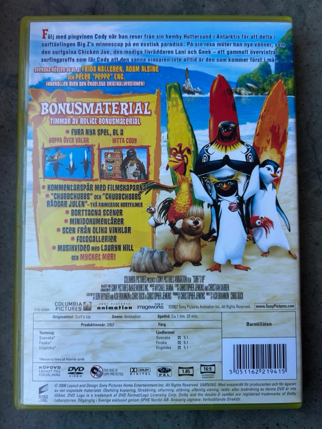 Surf’s up DVD - 1