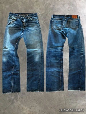 Momotaro selvedge jeans - Tjena! Säljer ett par selvedge momotaro jeans | passform: Straight | Skick: Mycket bra | Storlek: W30 | Mått: Midja 40cm Ytterbenslängd 102 cm Benöppning 20cm