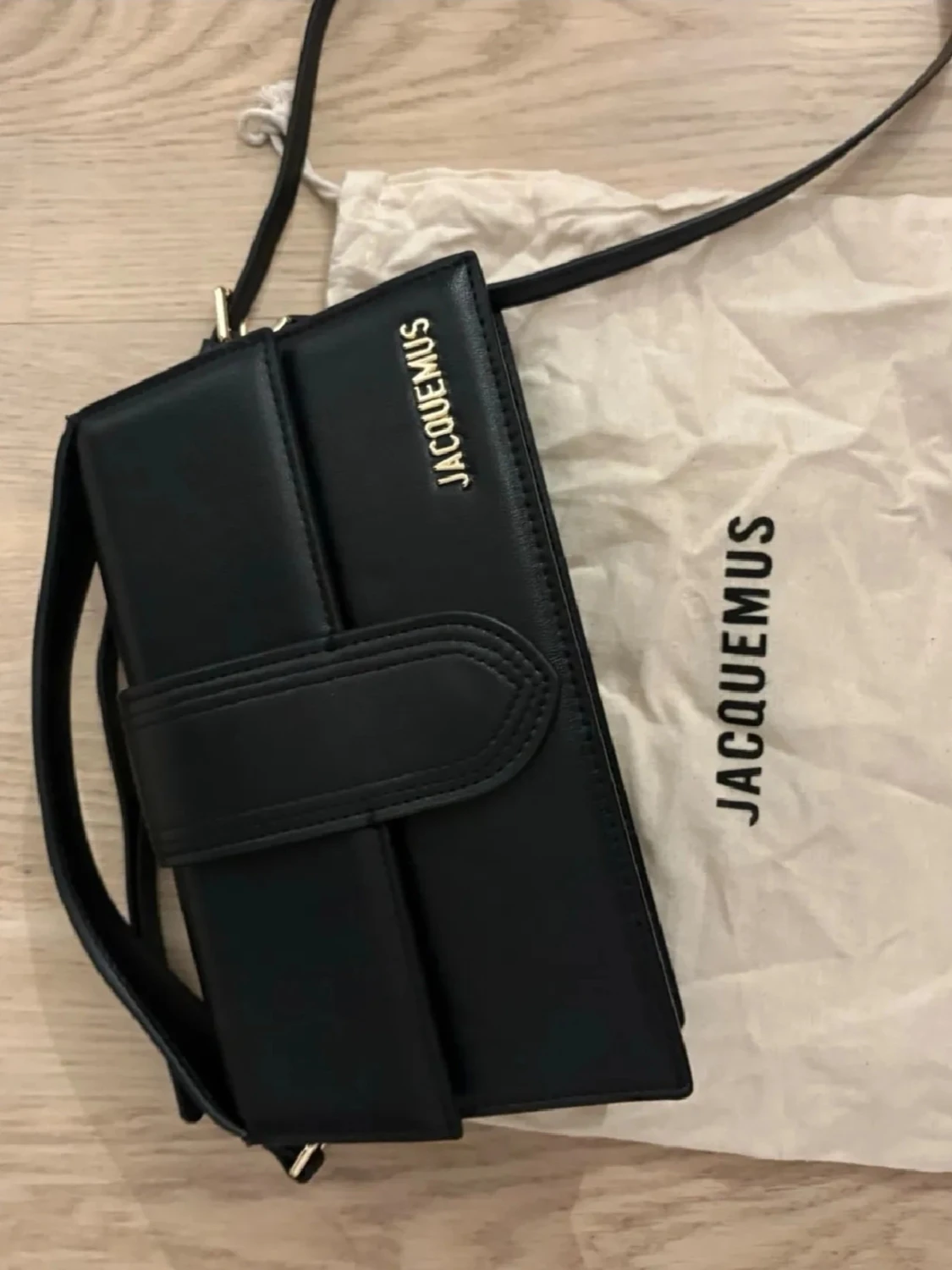 Svart Jacquemus handväska i läder - 2