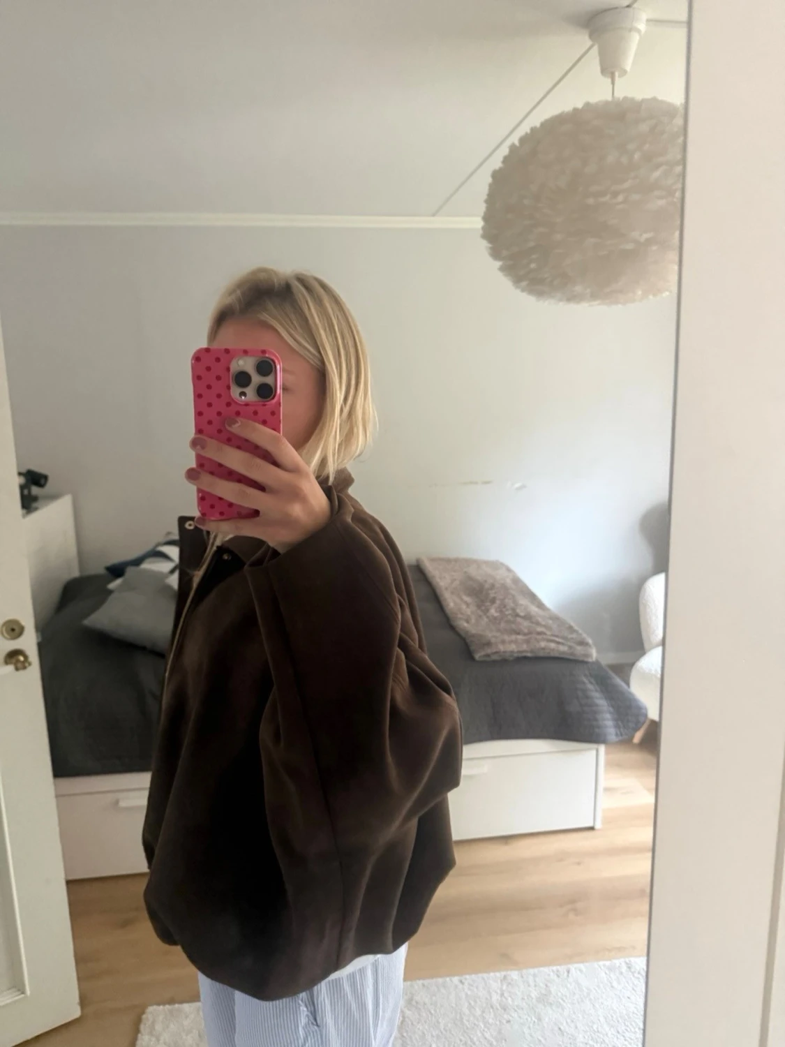 Brun oversized mockajacka - 4