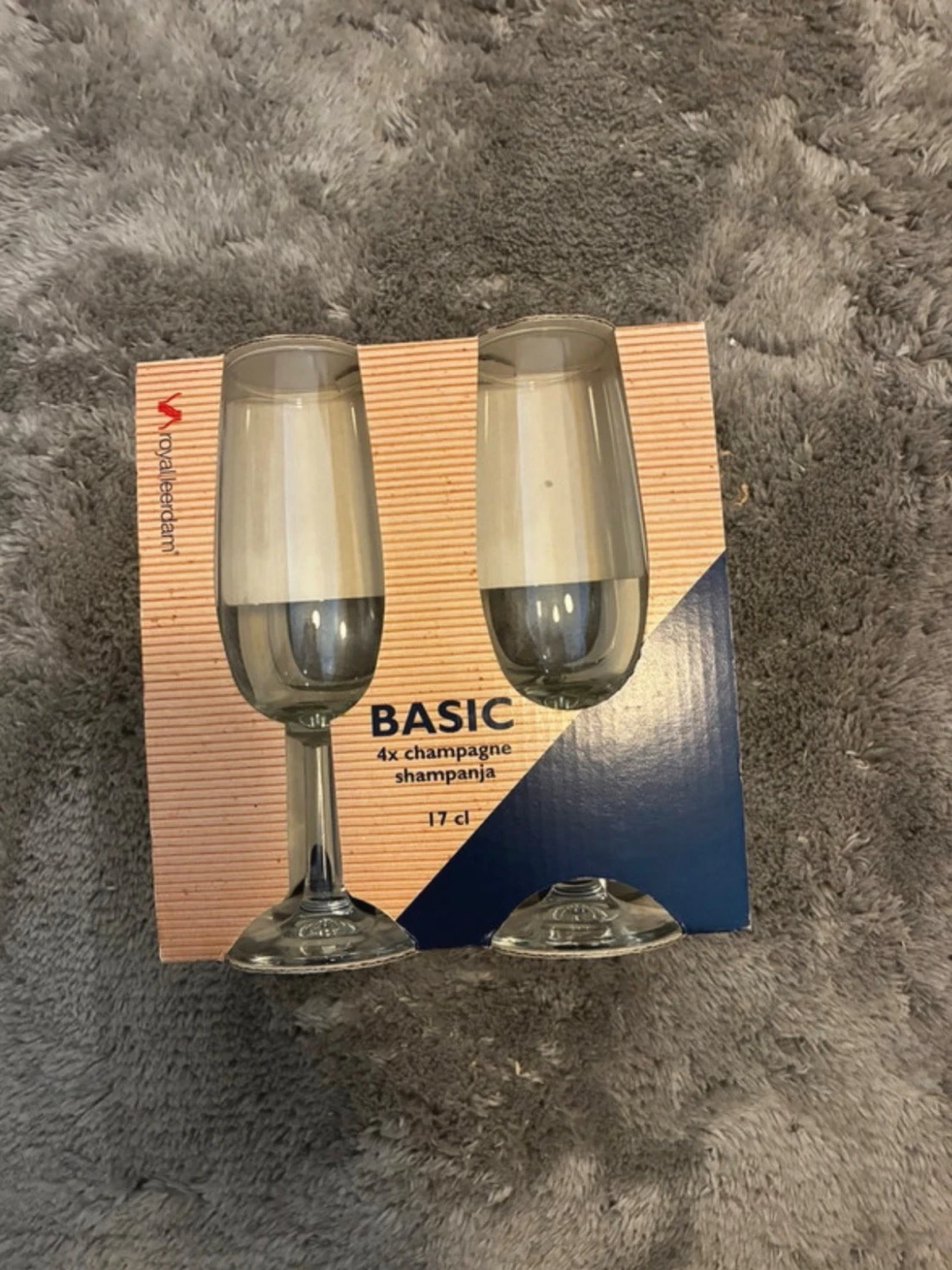 Champagneglas 4-pack BASIC 17 cl - 2