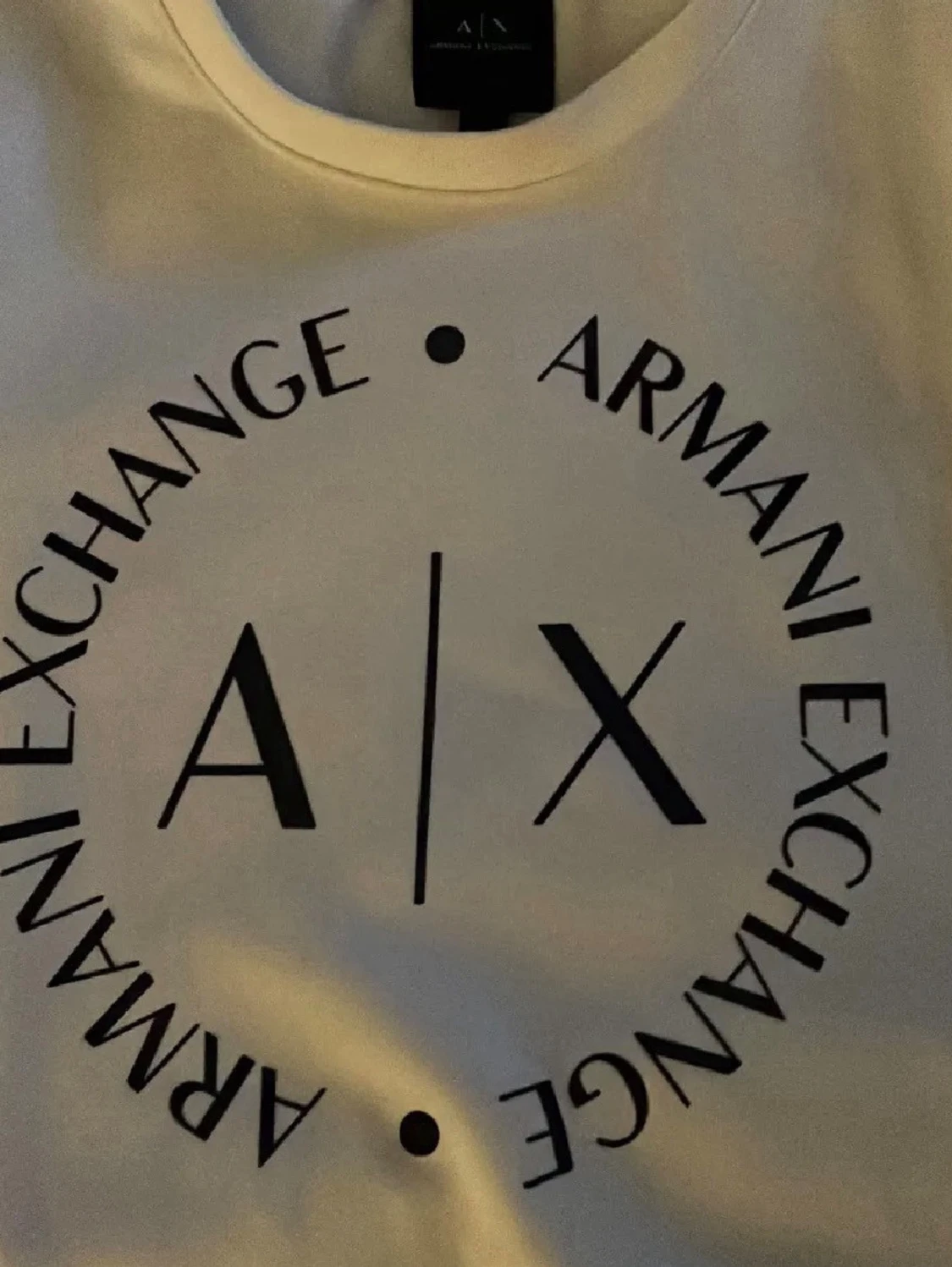 Vit sweatshirt från Armani Exchange - 2