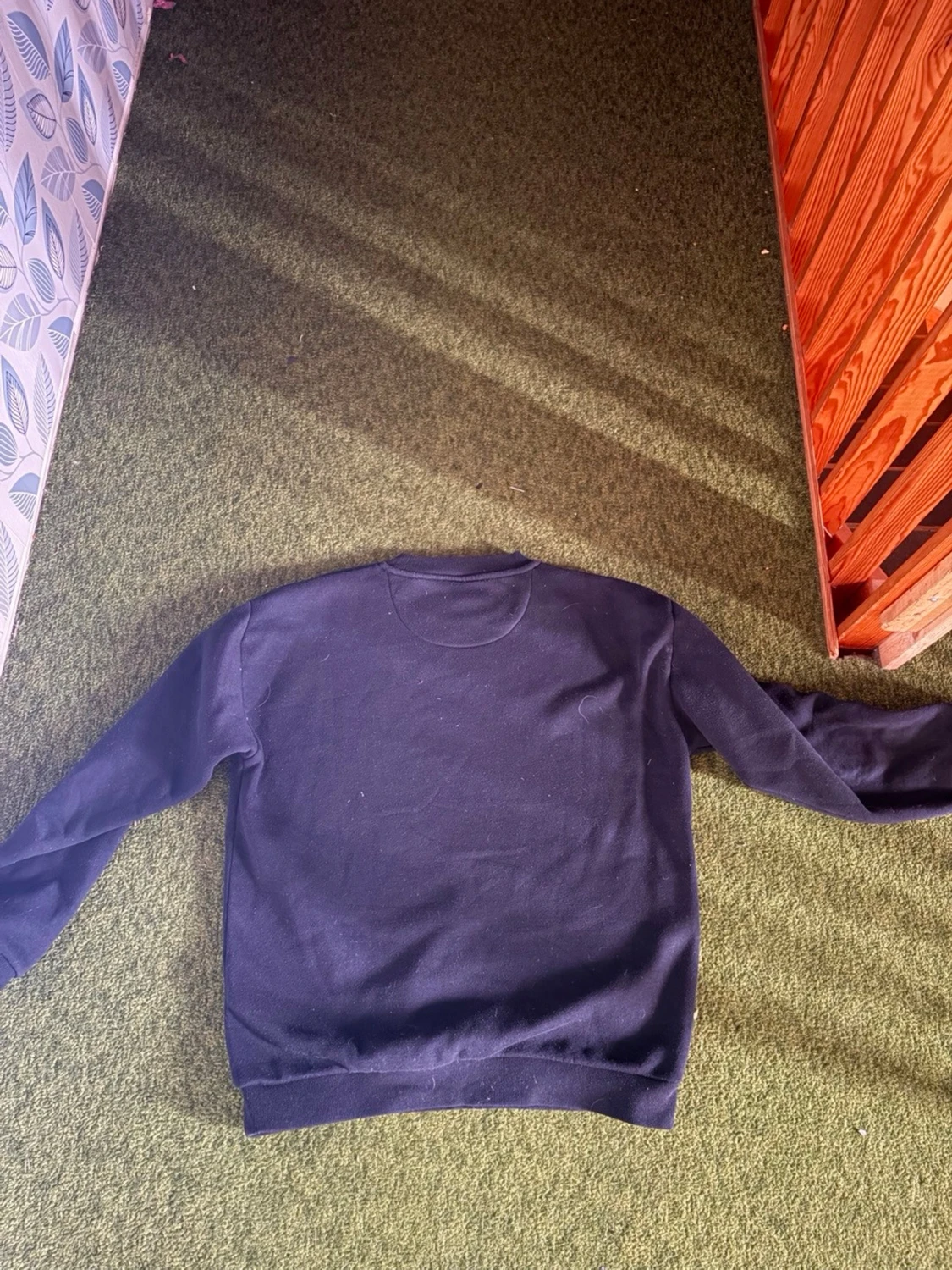 Svart basic sweatshirt - 1