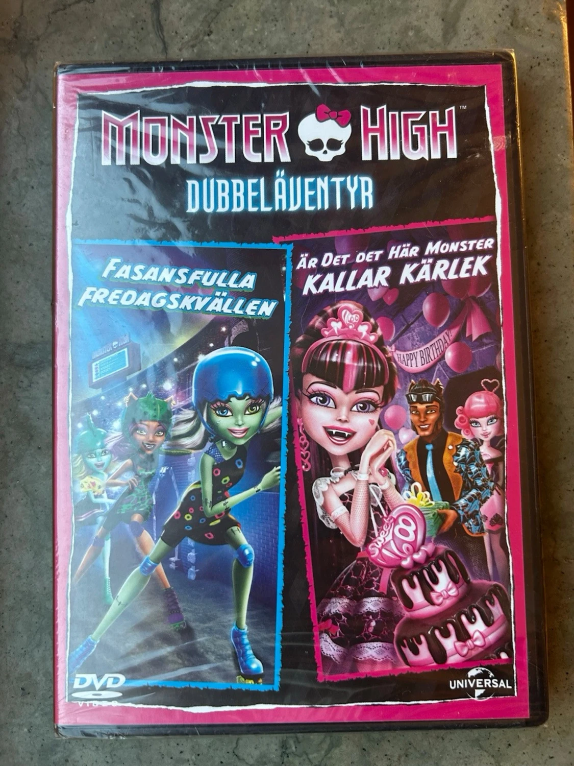 INPLASTAD Monster high - dubbeläventyr DVD
