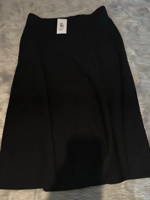Ellos Collection Kjol Naomi - Stilren svart kjol från Ellos i A-linjeformad modell. Kjolen har en enkel och klassisk design som gör den lätt att matcha med olika toppar. Perfekt för dig som gillar minimalistisk stil och vill ha en kjol som funkar till många looks. Ordinarie pris är 499kr