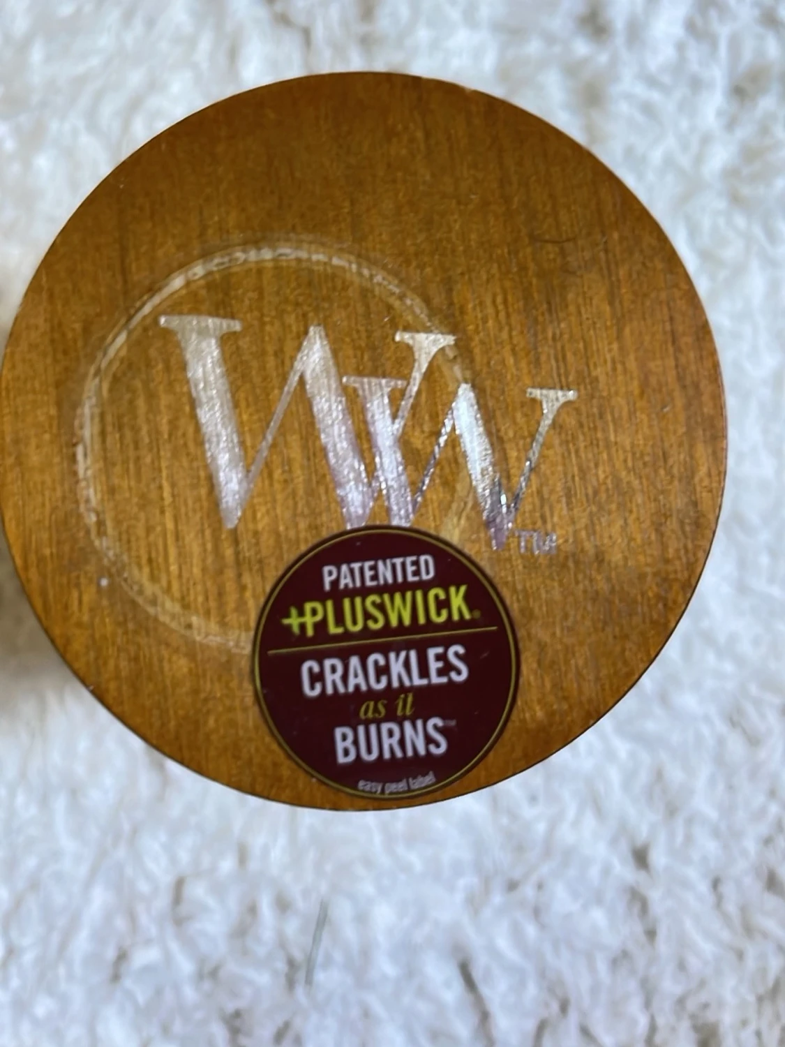 WoodWick doftljus Linen med trälock - 1