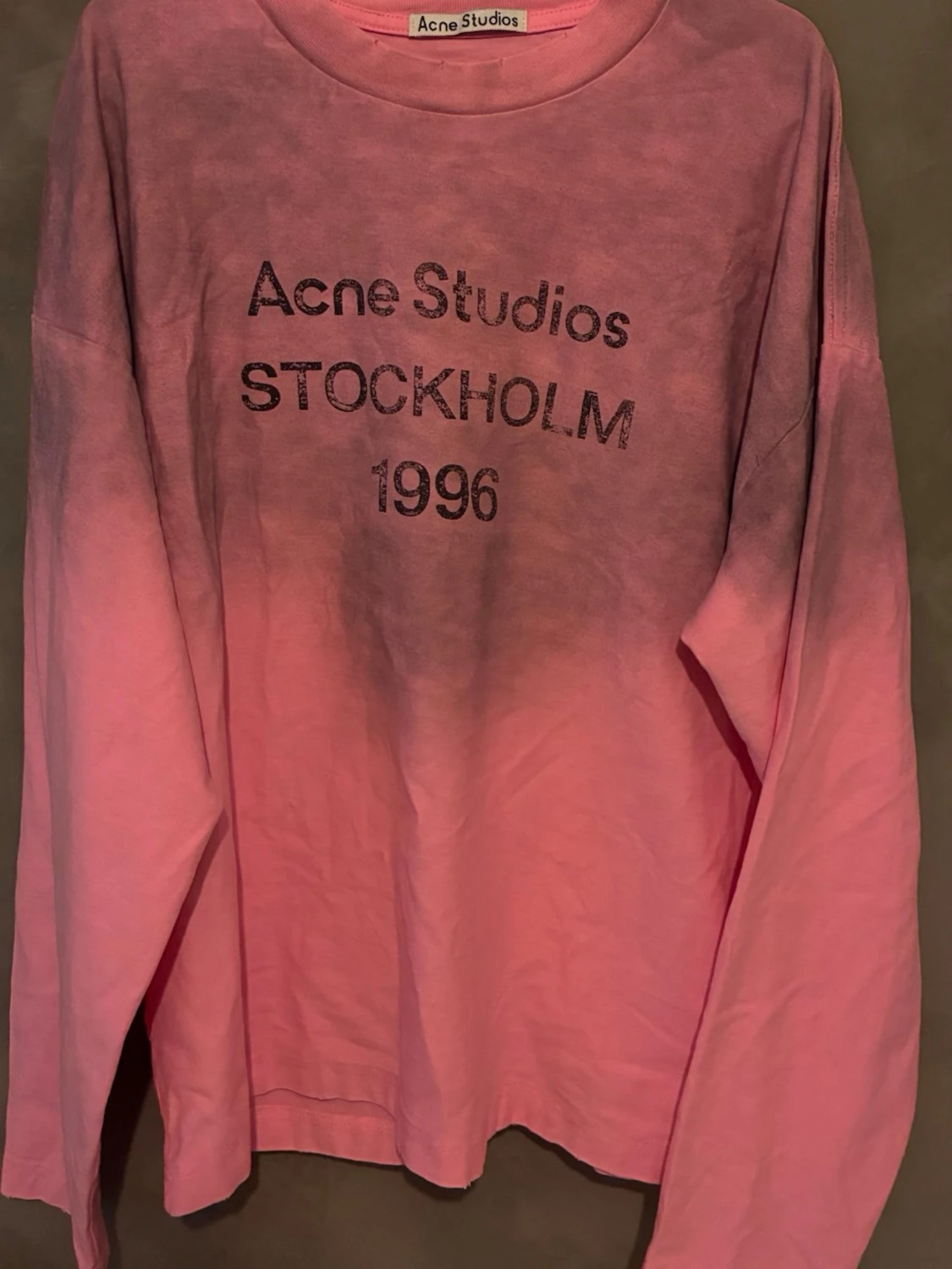 Rosa långärmad topp Acne Studios - 1