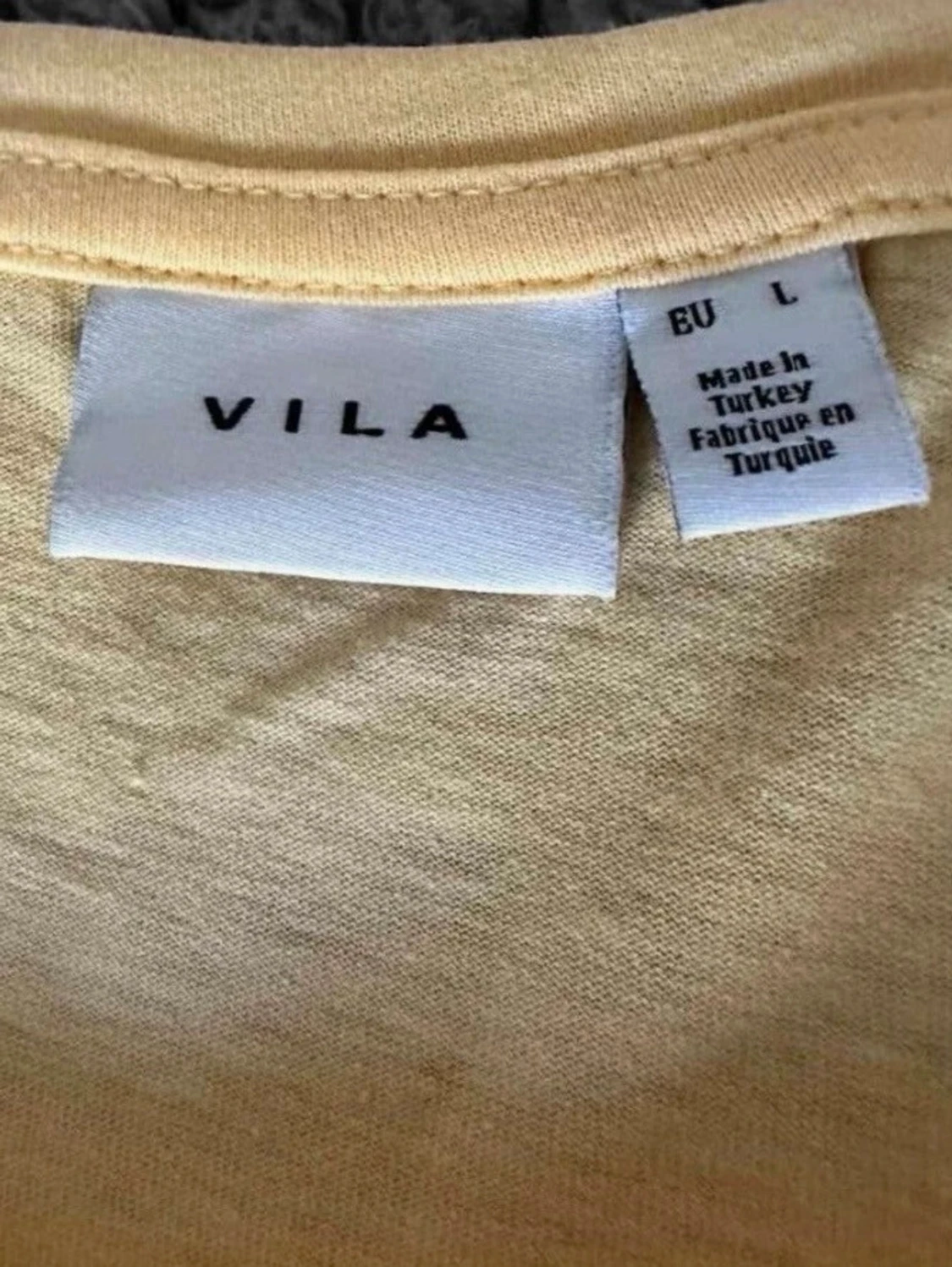 Ljusgul enkel t-shirtklänning - 5