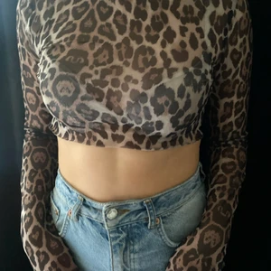 Meshtopp - Söt meshtopp i leopardmönsteter