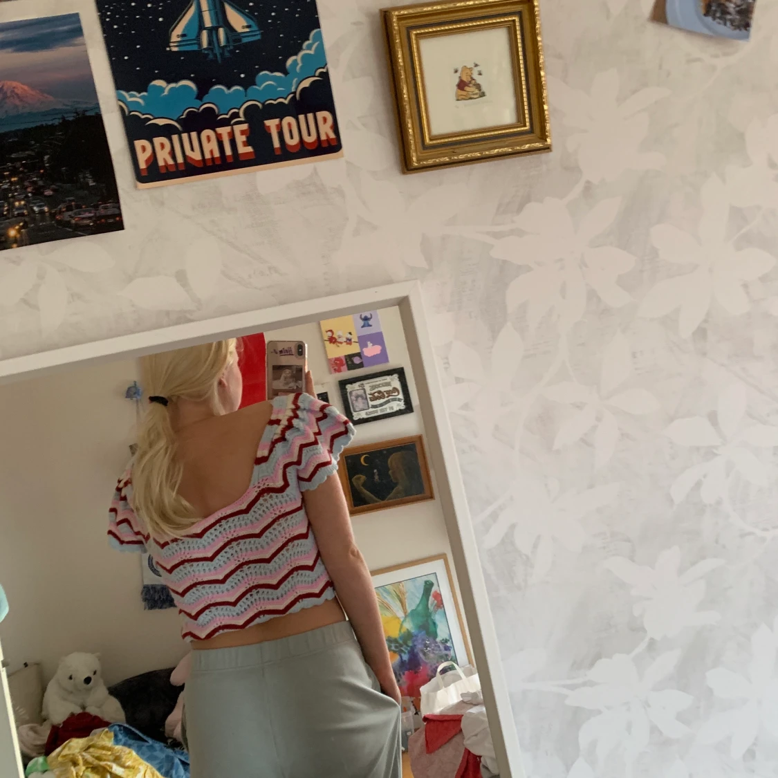 Fin stickad tröja - 90