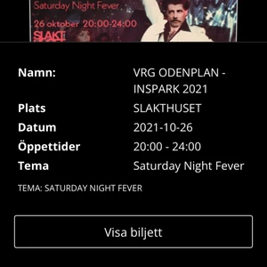 Insparks biljett - Har 2 st biljetter till VRG Odenplan omtalade inspark som är köpta gör tillsammans 650kr men säljer gör 400 för två (150 för en) !!‼️‼️ PRIS KAN DISKUTERAS