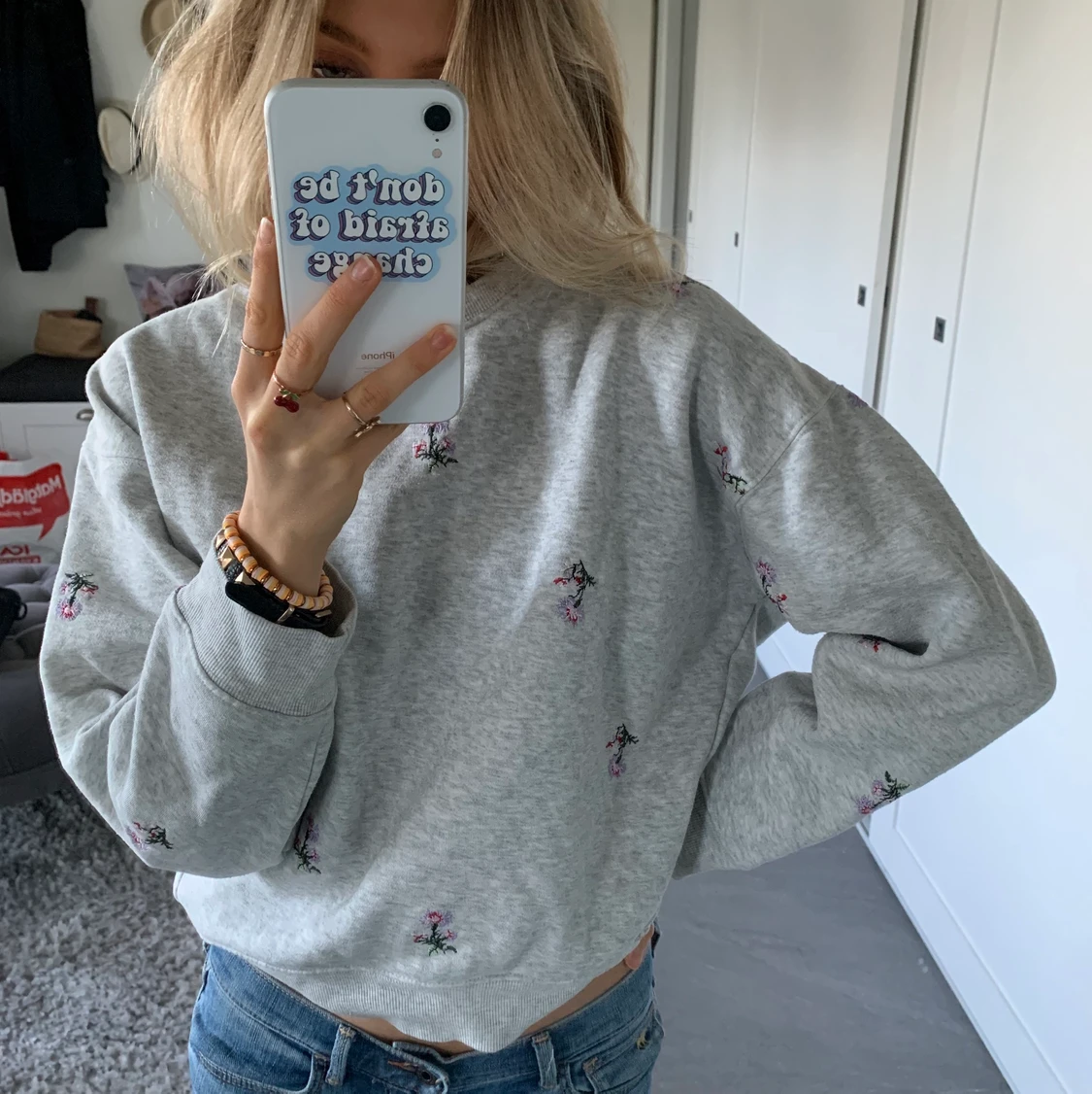 Såå söt collagetröja 🌸🌷🌺🌼🌻 - 90