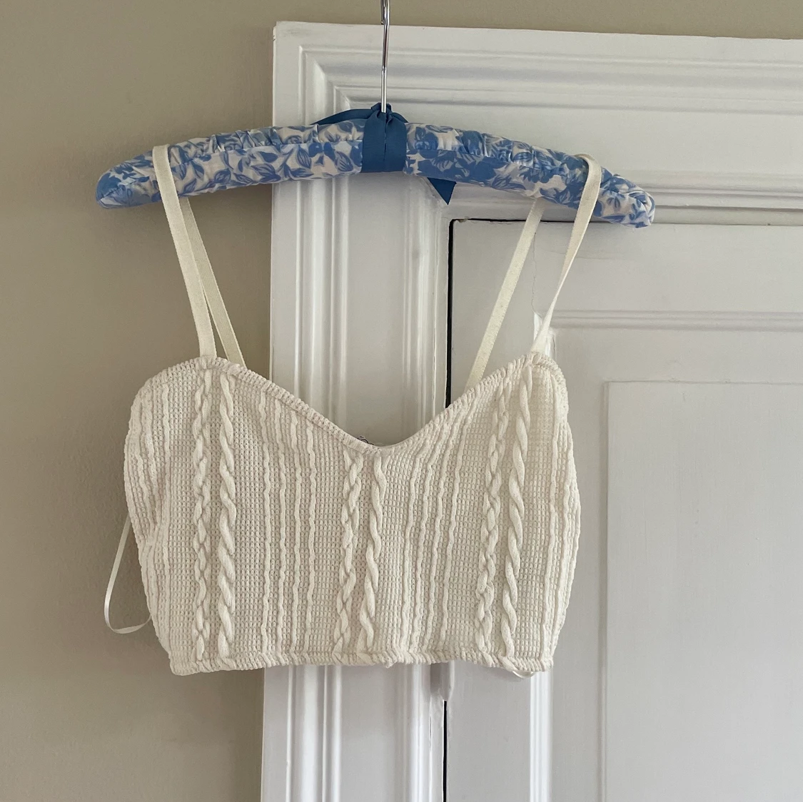 Super söt virkad topp från zara!