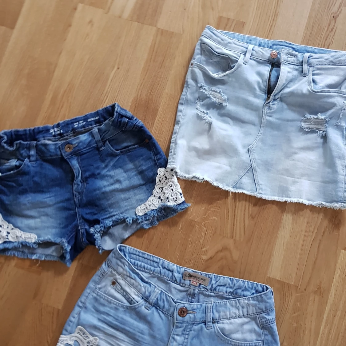 Jeans shorts och kjol - 91