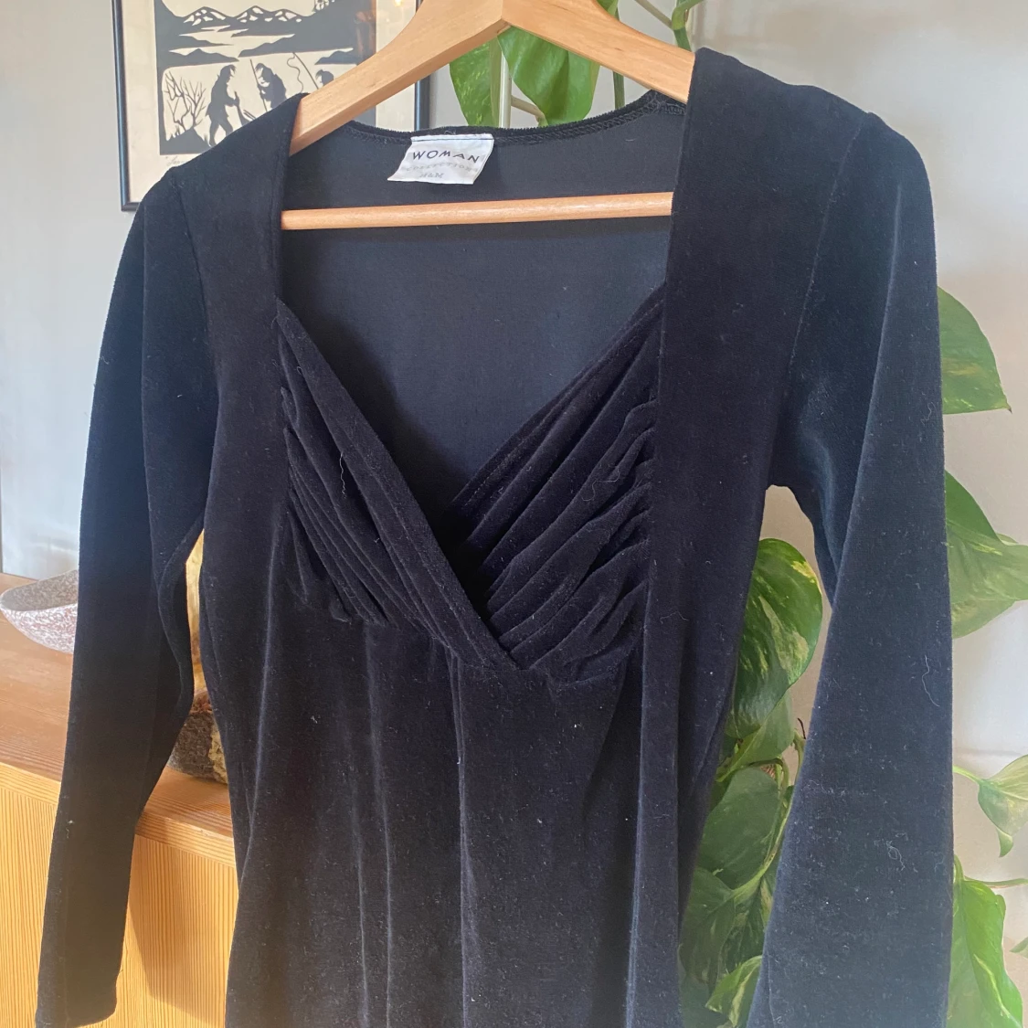 Velour klänning  - 90