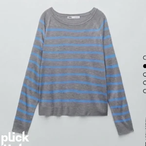 Randig tröja, zara - Säljer denna skit snygga och populära tröja från zara. Använd enbart en gång!💗