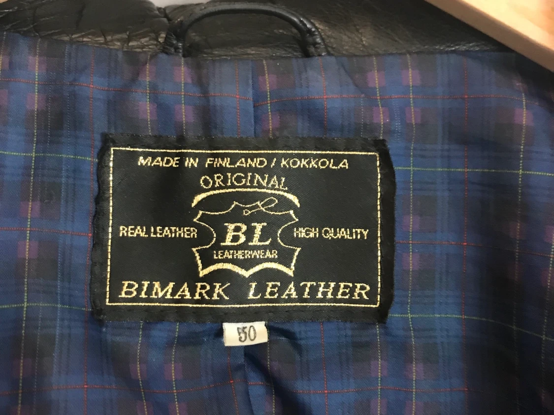 Vintage läder jacka - 91