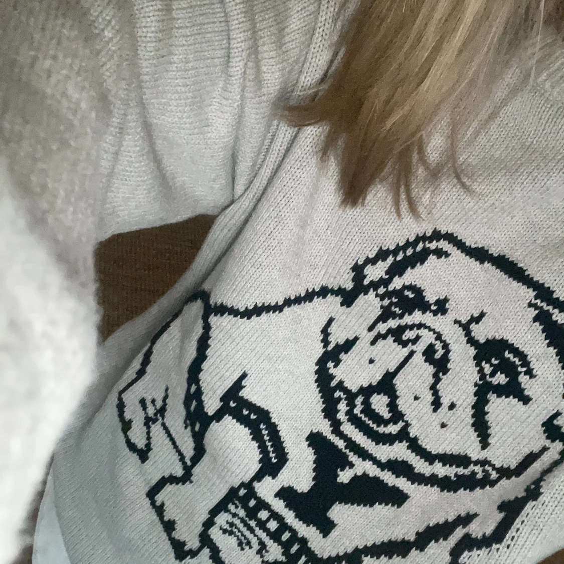 Stickad tröja  - 90