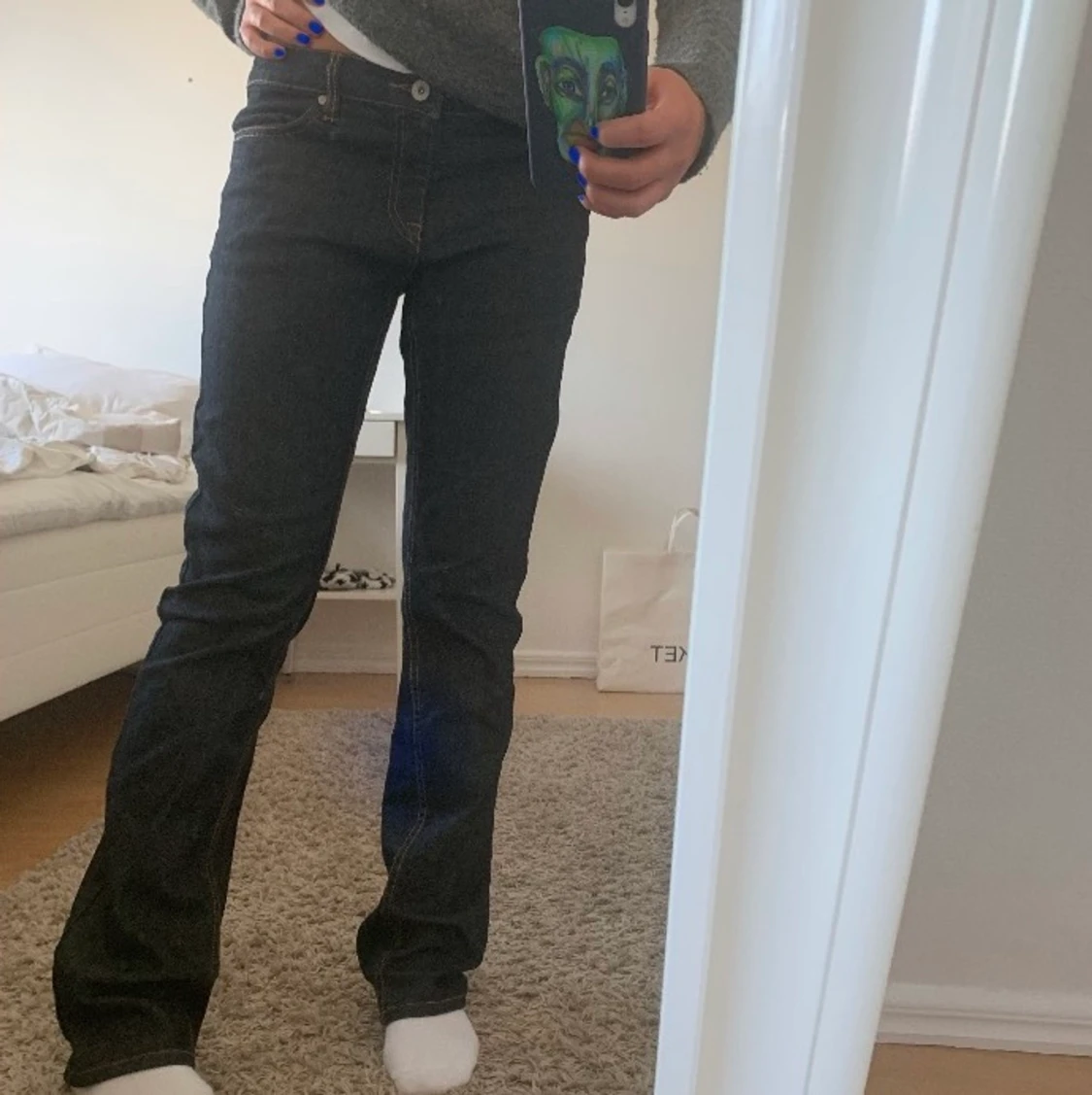 Lågmidjade jeans - 90