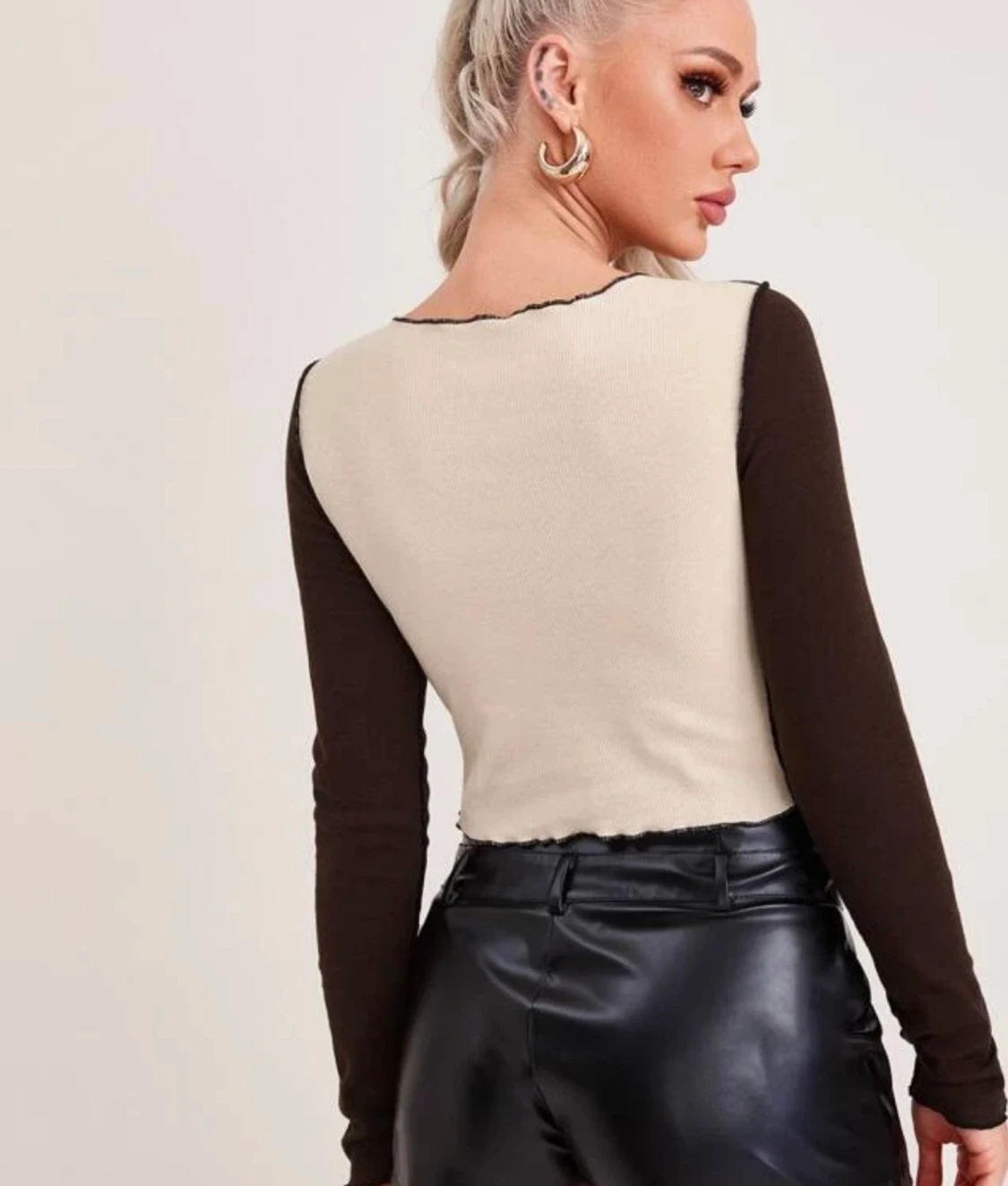  tröja med synliga sömmar - 91