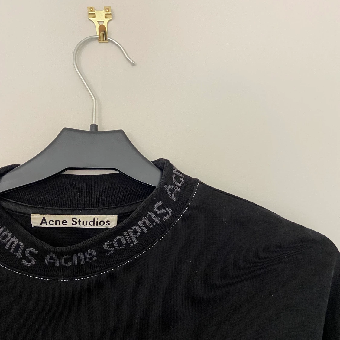 ACNE STUDIOS SWEATSHIRT SVART XS