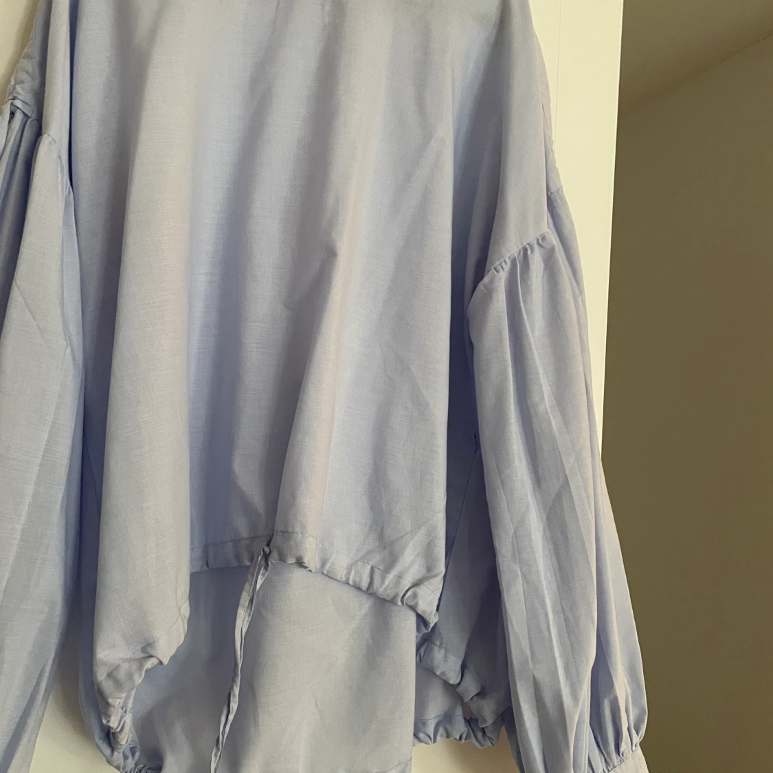 Oversized blue blouse