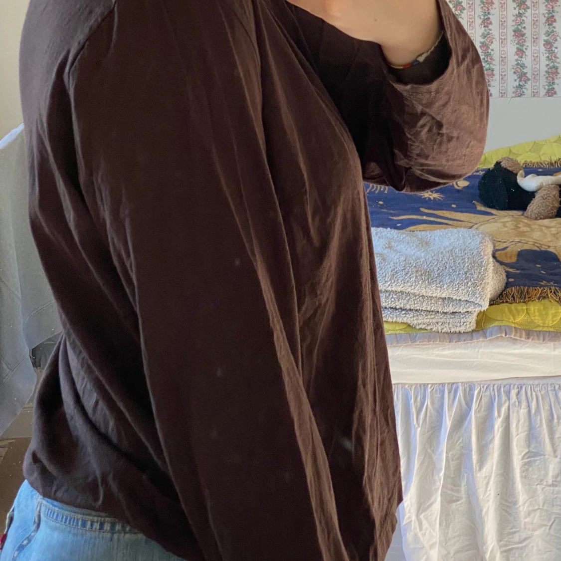 Brun långärmad  - 90