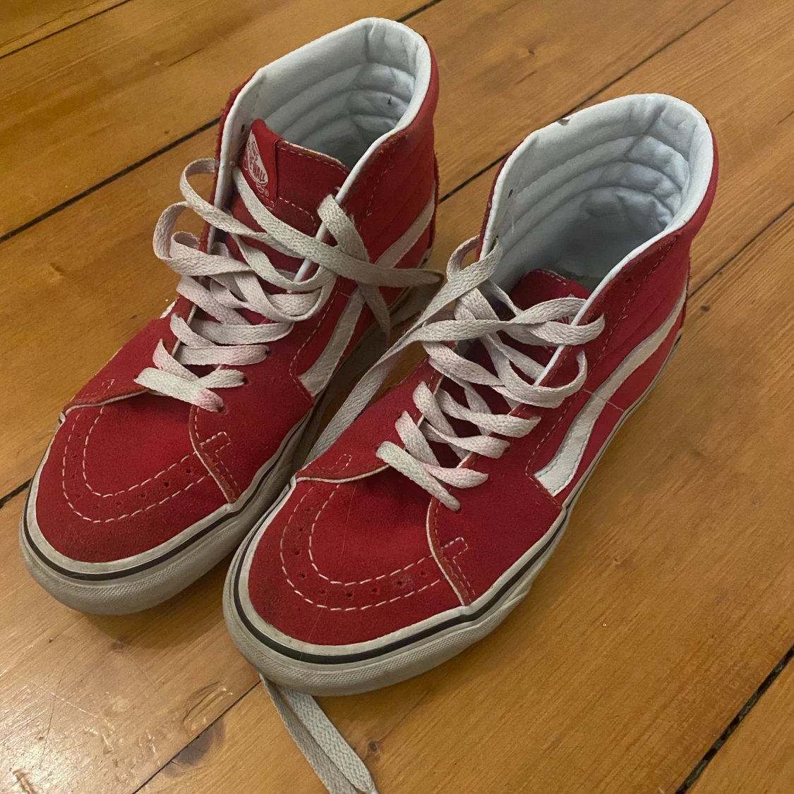 Röda Higtop Oldschool Vans