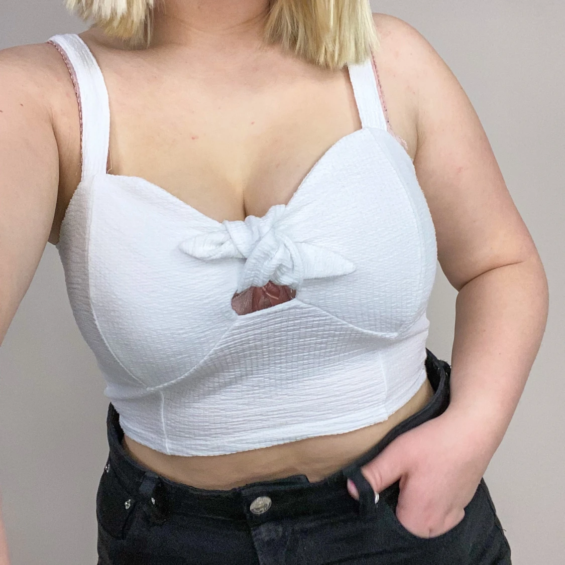 Vit topp storlek XS - 91