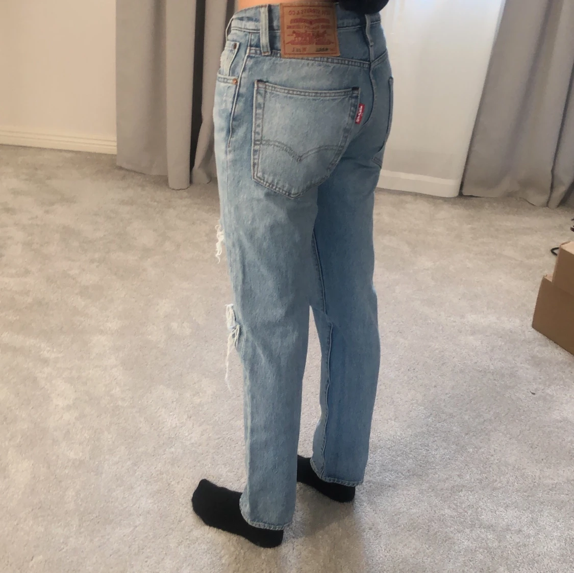 lågmidjade byxor - 91