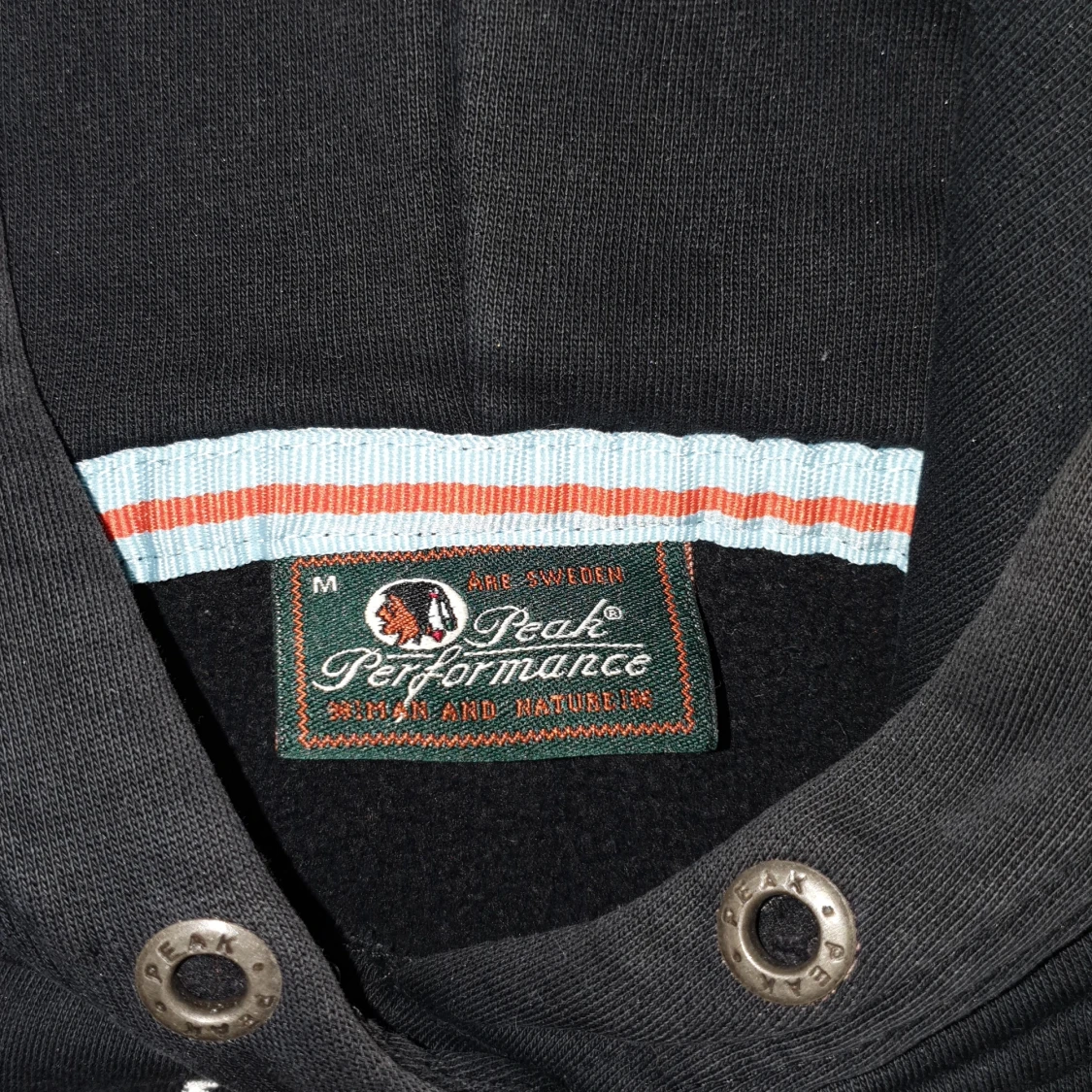 Peak performance hoodie junior mörkblå