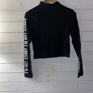 Im not sorry tröja - Turtleneck tröja med tryck