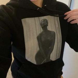 The Cool Elephant Hoodie - Svart The Cool Elephant Hoodie i trycket ”Naked Statue”. Är i storlek XS(jag bär vanligtvis xs-s) och är sparsamt använd så väldigt fint skick.🥰 Köpt för 599kr och säljer för 140kr + frakt (se nedan). Hör av er vid frågor!