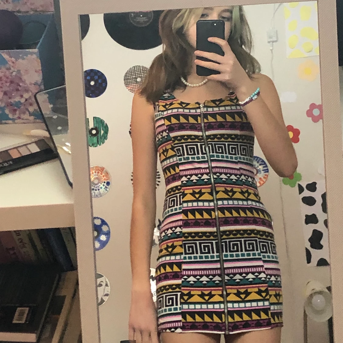 Klänning med mönster