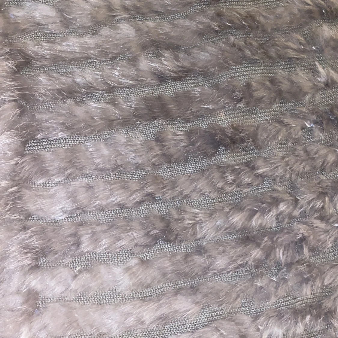 Äkta päls poncho  - 90