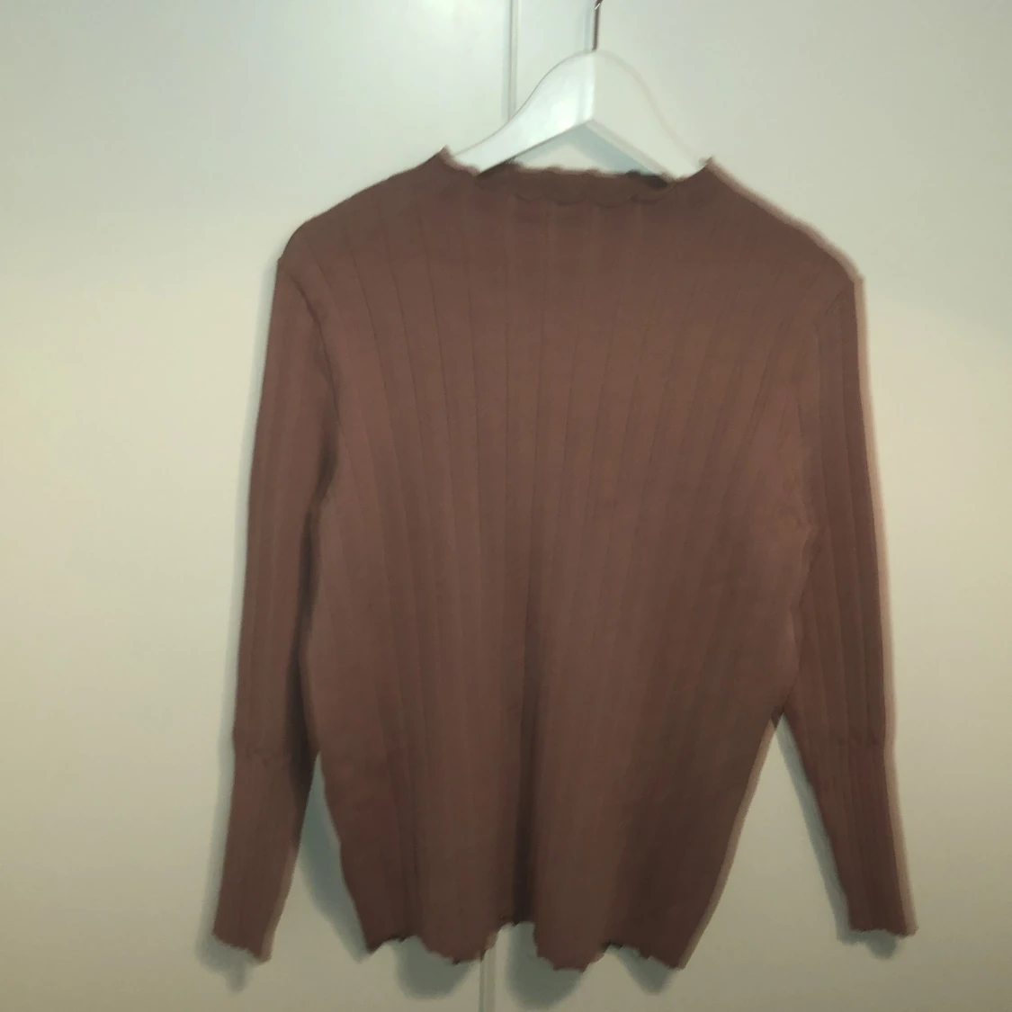 En tjock ribbad blus - 90