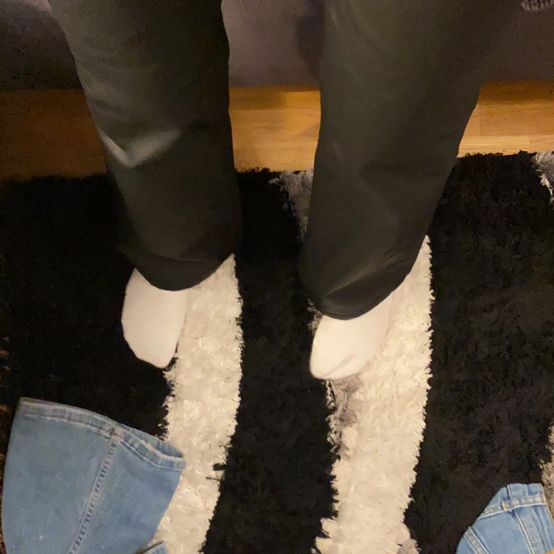 Utsvängda jeans med låg midja  - 91