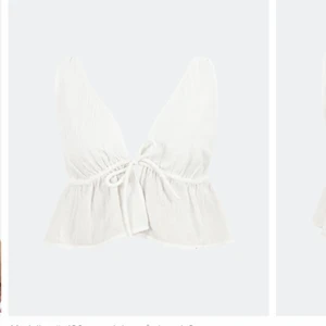 Söt vitt volang topp - Superfin topp som inte kommer till användning💞köparen står för frakten💞