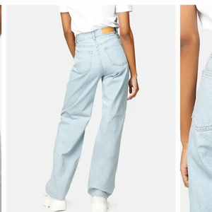 vida jeans - säljer dessa då de är för korta för mig som är ungefär 173 cm, jätte snygga, skulle rekommendera för dig som är lite kortare 165 neråt, då min bästavän som är 165cm testat dom och satt som en smeck, sitter jätte skönt! frakten ingår i priset! (finns dock en fläck med klorin vilket gjort att de blekts på ett litet ställe)